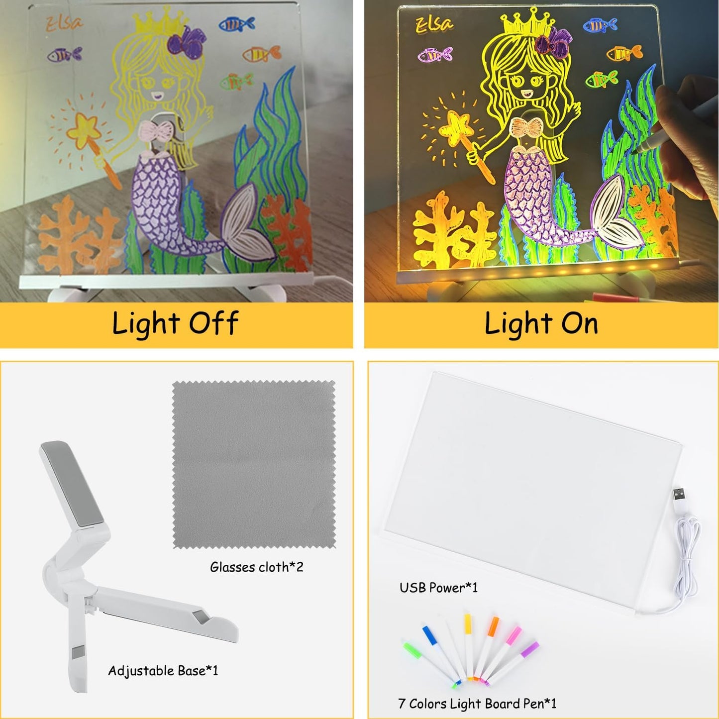 Children's Light-Up Drawing Board