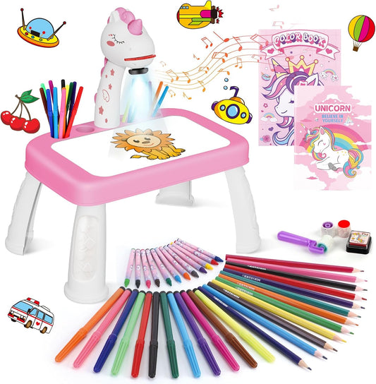 Children's LED Projector Drawing Table