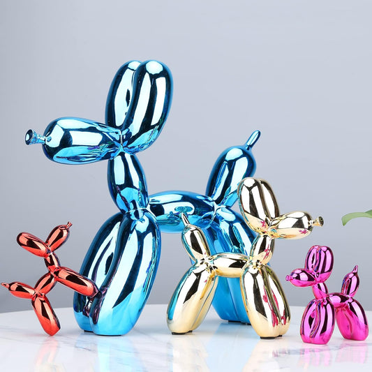 Resin Balloon Dog Sculpture Decor