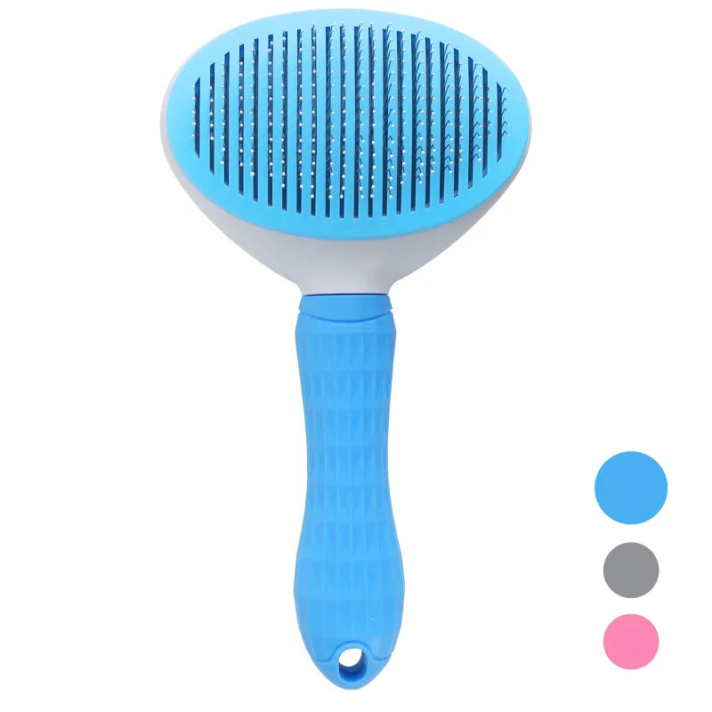 Self-Cleaning Pet Grooming Brush