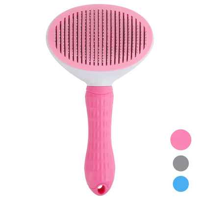 Self-Cleaning Pet Grooming Brush