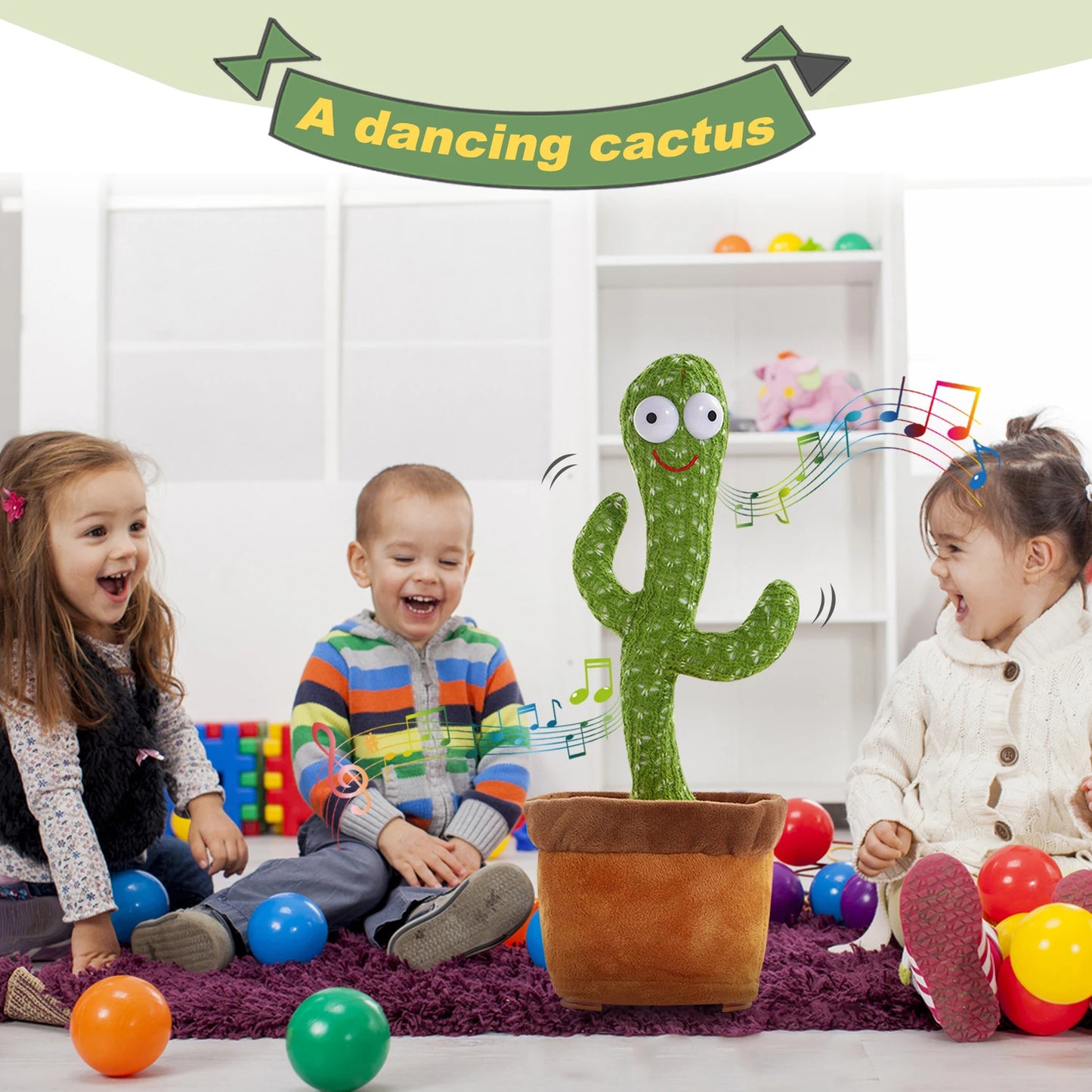 Dancing Cactus Interactive Plush