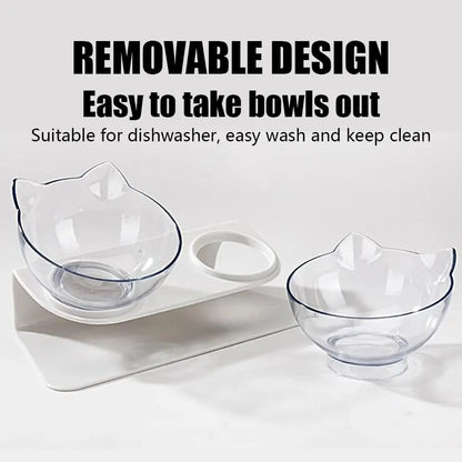 Non-Slip Ergonomic Double Pet Bowl