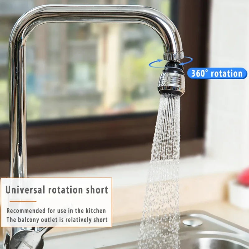 Flexible 360° Stainless Steel Faucet Extender