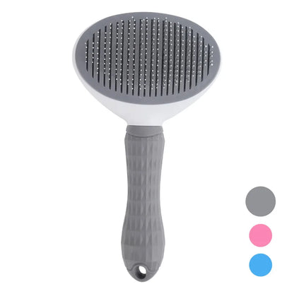 Self-Cleaning Pet Grooming Brush