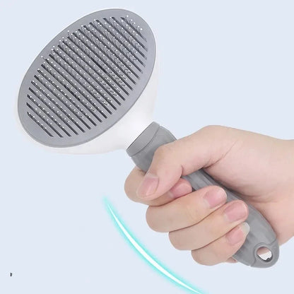 Self-Cleaning Pet Grooming Brush