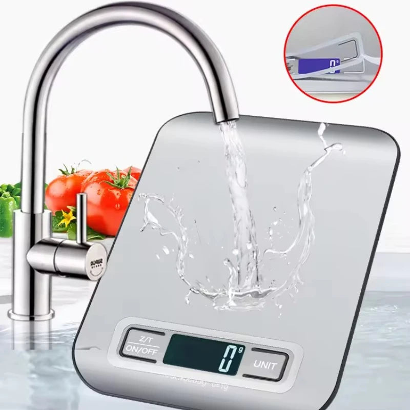 Multi-Use Stainless Steel Digital LCD Scale