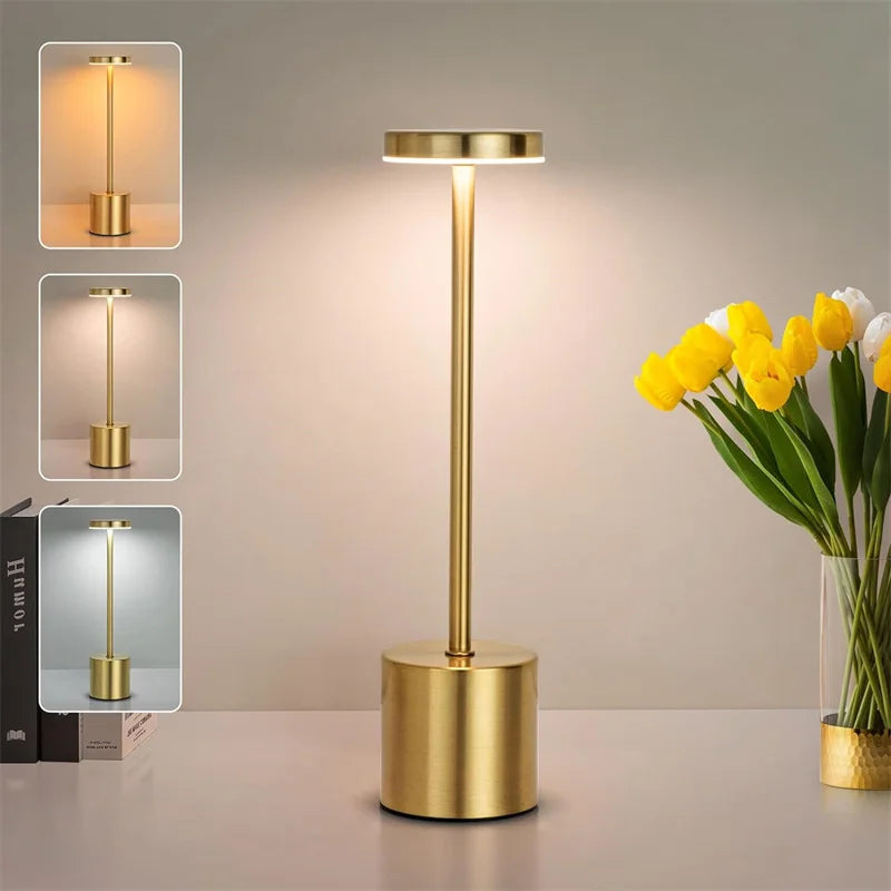 Touch Control Dimmable Metal Lamp