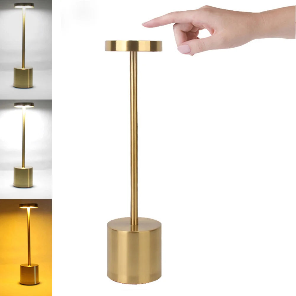 Touch Control Dimmable Metal Lamp