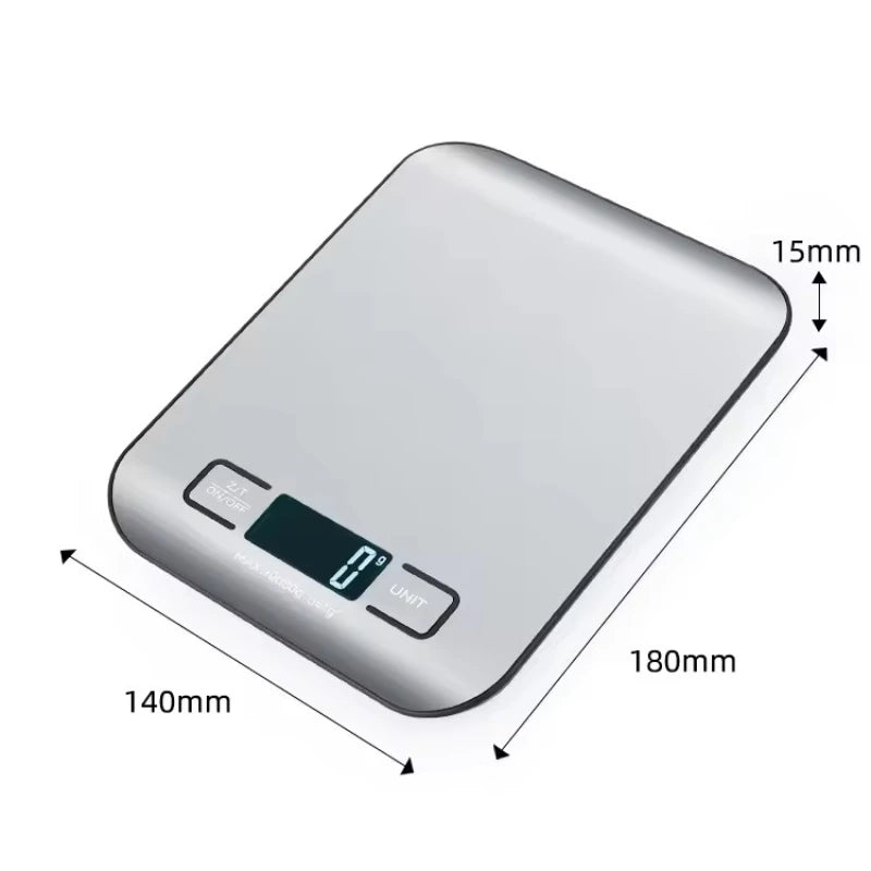 Multi-Use Stainless Steel Digital LCD Scale