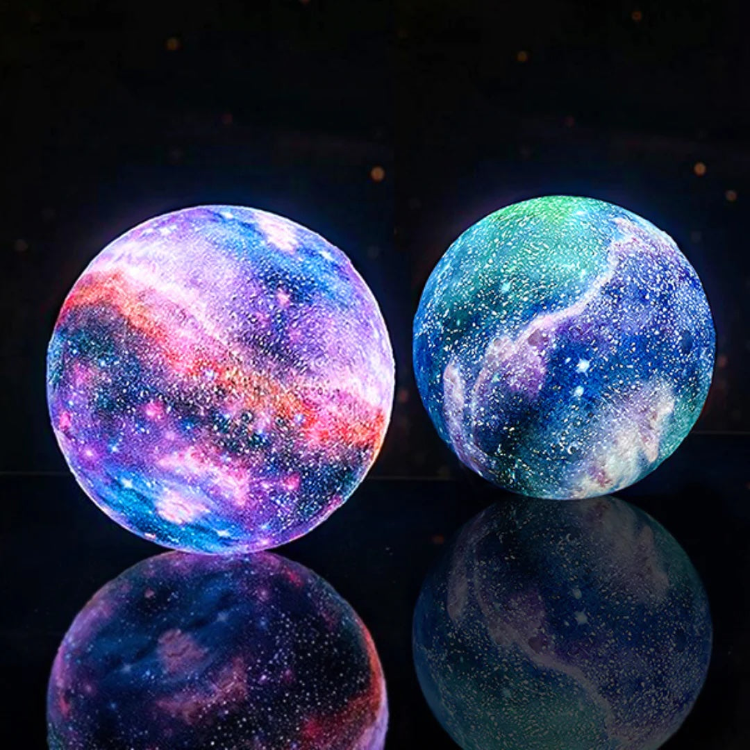 Galaxy Moon Glow Lamp