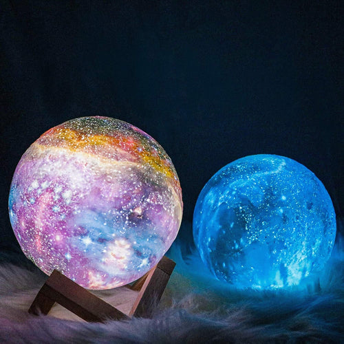 Galaxy Moon Glow Lamp