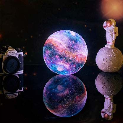 Galaxy Moon Glow Lamp