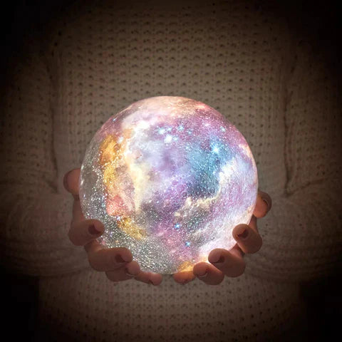 Galaxy Moon Glow Lamp